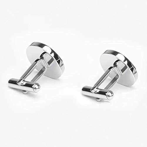 [Australia] - JUPPE Father of The Bride Cuff Links Tie Bar Set Personalized Wedding Cufflinks Gift for Dad Style 2 