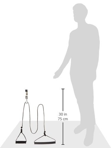 [Australia] - Rolyan-25596 Reach 'N Range Pulley with Assist Handles, Includes Metal Bracket & Over the Door Straps for At Home Physical Therapy, Overhead Exercise for Shoulder Rehabilitation, Strength Training 