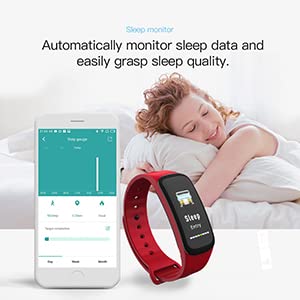 [Australia] - weijie Fitness Tracker Blood Oxygen Heart Rate Sleep Health Monitor Activity Tracker Watch with IP67 Waterproof Smart Fitness Calorie Counter Sleep Monitor Pedometer Watch for Kids Women and Men red-1 