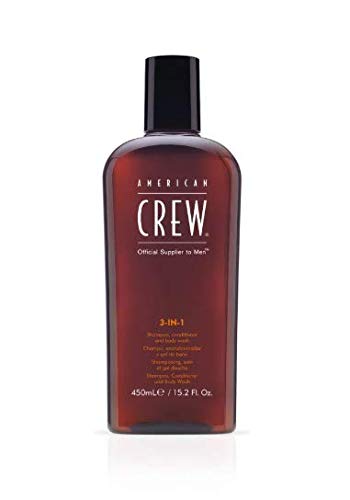 [Australia] - American Crew - CREW 3 IN 1 Shampoo, Conditioner and Body Wash 450 ml-Man + Defining Paste 85 g / 3oz 