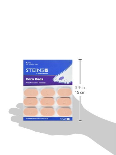 [Australia] - Steins 1/8 Inch C-3 Adhesive Foam Corn Pads, 9 Count Tan 