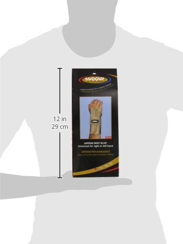[Australia] - MAXAR Breathable Airprene Wrist Splint with Removable Palmar Stays WRS-202 Small 