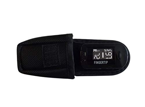 [Australia] - Concord BlackOx Fingertip Pulse Oximeter with Reversible Display, Carrying Case, Lanyard and Protective Cover 