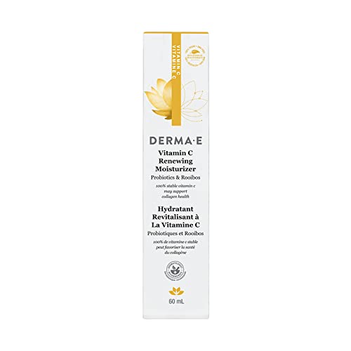 [Australia] - DERMA E Vitamin C Renewing Moisturizer with Probiotics and Rooibos, 2 Fl Oz 