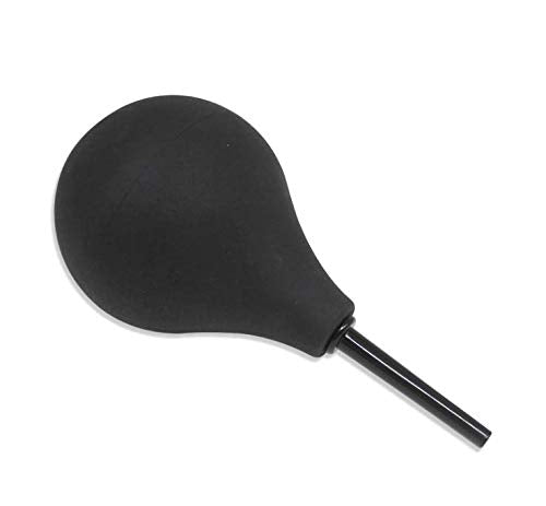 [Australia] - Lancsdom Anal Douche Enema Bulb kit Vaginal Douche Enema Cleaner for Women’s or Men’s Health -for Colon Cleansing, Detox and Constipation (Black) Black 