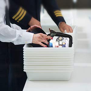 [Australia] - Procase TSA Approved Travel Toiletry Bag Pouch, Matte Clear Travel Organizer Airport Carry-On Checkpoint Airline Compliant Storage Bag for Toiletries Liquids Creams and Cosmetics 