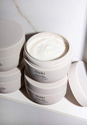 [Australia] - OUAI Treatment Masque. Repair and Restore Hair with the Deeply Moisturizing Hair Masque. Leave Hair Feeling Soft, Smooth and Strong. Free from Parabens and Phthalates (8 fl oz) (NEW - THICK) NEW - THICK 