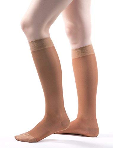 [Australia] - Allegro 20-30 mmHg Essential 18 Sheer Support Closed Toe Compression Sock - Comfortable, Knee High Support Stockings 