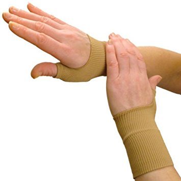 [Australia] - Gel Compression Gloves, 2 Pair Orthese Elastique Main Silicone Thumb Brace Artist Wrist Support Gloves Gel Silicone Hand Wrist Support Brace thumb wrist compression gloves Ideal Hand Wrist Support 