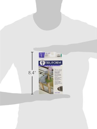 [Australia] - Truform Women's Compression Stockings, 20-30 mmHg, Thigh High Length, Open Toe, Opaque, Beige, Medium Beige (Open Toe) Medium (20-30 mmHg) 