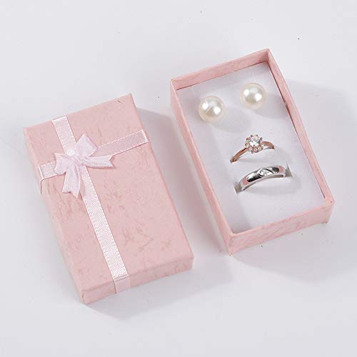 [Australia] - WICHBEEN 24pcs Assorted Jewelry Gifts Boxes for Rings,Pendants,Earring,Necklaces,Cardboard Boxes with Padding for Christmas,Birthday,Anniversaries,Valentine’s Day,Mother's Day and other festivals 24 