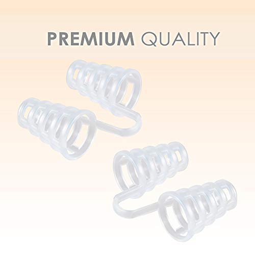 [Australia] - Nose Vent Sinus Relief Dilator (Pack of 12 XL Size) Hard Silicone Vents - A Simple Solution for Nasal Snorers - Reusable Snoring Device to Enjoy a Peaceful Night's Sleep by Mobi Lock 