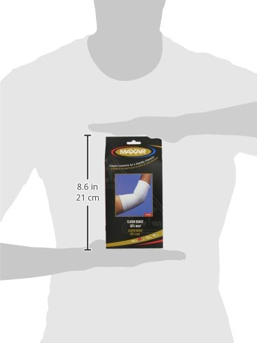 [Australia] - MAXAR Wool/Elastic Elbow Brace Support - Two-Way Stretch (56% Wool) M 