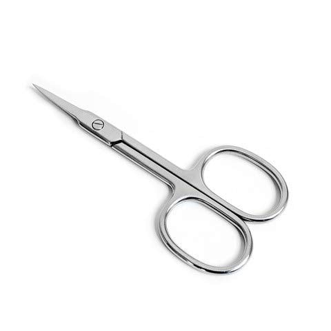 [Australia] - Stainless Steel Straight Beauty Scissors for Facial Hair, Manicure, Nail, Moustache, Eyebrow, Eyelash, Nose, Ear, Cuticle and Dry Skin Grooming Kit, Men and Women 