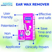 [Australia] - NAVEH PHARMA CleanEars Baby - Earwax Removal Kit Spray Ear Wax Softener Cleaner Irrigation and Wax Dissolution – All Natural Patented – Nonirritant for Baby's (1 Fl Oz) 1 Fl Oz (Pack of 1) 