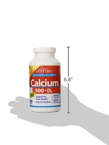 [Australia] - 21st Century Calcium 500 mg Plus D3 Tablets, 400 Count 