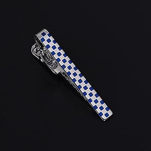 [Australia] - GENYA Assorted Cufflinks and Tie Clips Set for Men Mix Variety of Tie Bar Set for Regular Silver Gold Tone Necktie Clips for Wedding Business Mens Gift Box 10pcs Tie Clips 