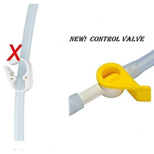 [Australia] - Silicone Enema Bag Kit | Non-Toxic, BPA- & Phthalates-Free | 2 Quart Bag | Extra Long Silicone Hose Assembly | 3 Tips/Nozzles | Stopcock Tap | Non-Return Valve | Stainless Steel Plastic Covered Hook 