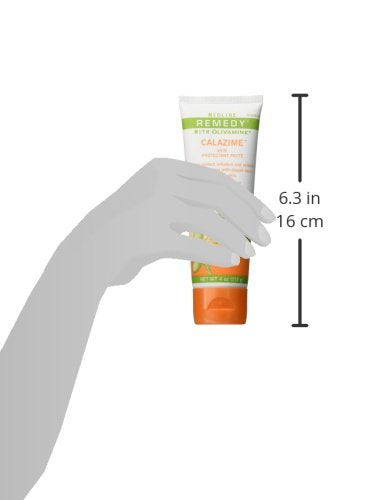 [Australia] - Medline Remedy Olivamine Calazime Skin Protectant Paste Cream, Used with Dry Chapped from Diaper Rash, Incontinence, Dermatitis, Psoriasis, Burns, Bites, White, 4 Oz, 3 Count 