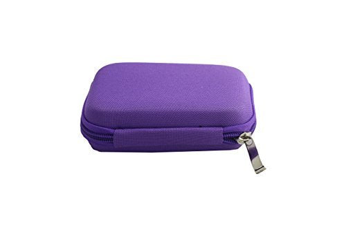 [Australia] - 10 Vails Premium Essential Oil Carrying Case With Neoprene Divider Holds Size 5ML 10ML Roll Ball Bottles Perfect Fits For Purse Makeup Multiple Colors (Dark Purple) 1Pack Dark Purple 