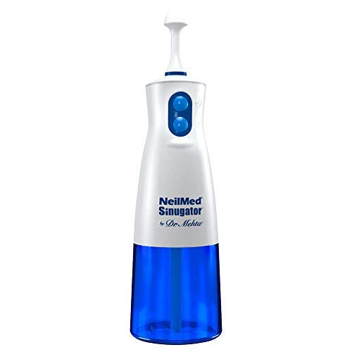 [Australia] - NeilMed Sinugator Cordless Pulsating Nasal Wash Kit with One Irrigator, 30 Premixed Packets and 3 AA Batteries 