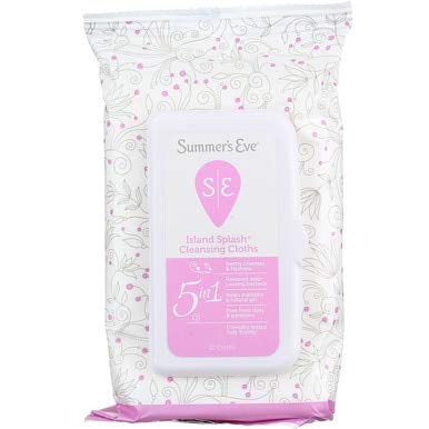 [Australia] - Summers Eve Cleansing Cloths 32 Count Island Splash (2 Pack) 