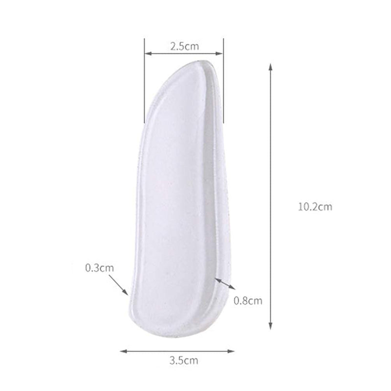 [Australia] - HEALLILY Heel Wedge Insert Medial Lateral Heel Insoles Supination Pronation Corrective Shoe Inserts for Foot Alignment Bow Leg Osteoarthritis 2 Pairs 