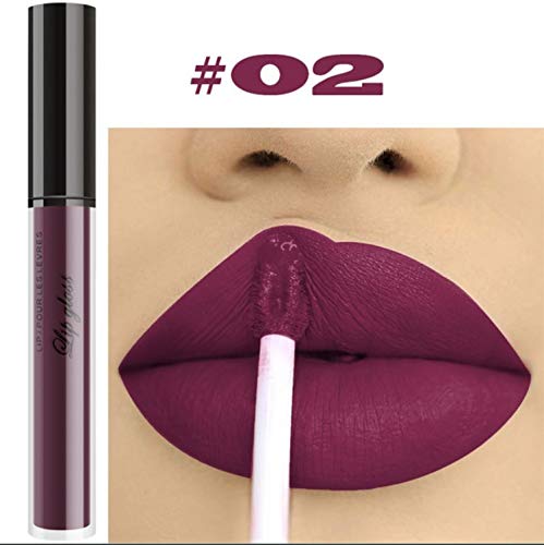 [Australia] - 10pcs/Set Makeup Matte Lipstick Lip Kit, Velvety Liquid Lipstick Waterproof Long Lasting Durable Nude Lip Gloss Beauty Cosmetics Set 