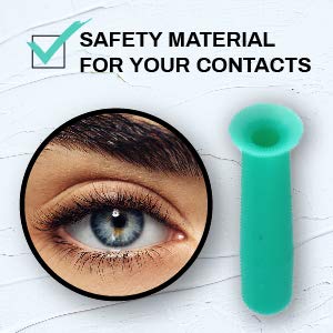 [Australia] - Soft Contact Lens Green Inserter Remover 3pc for Monthly and Daily Contact Lenses Suction Holder by Sports World Vision 