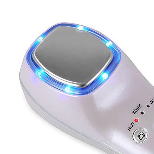 [Australia] - YAVOCOS Rechargeable Hot Cold Hammer Facial Vibration Massager Face Lifting Skin Care Spa Beauty Massage Remove Wrinkle Skin Tightening 