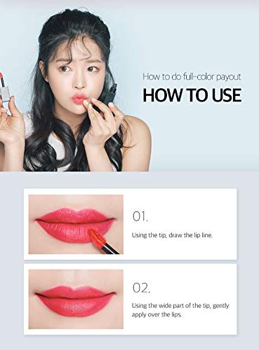 [Australia] - BOM MATT HOLIC TINT Long Lasting Lip Tint 8.5g - 5 Colors H CR 201 SUGAR CORAL 