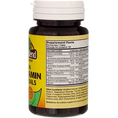 [Australia] - Nature's Blend Multiple Vitamin with Minerals No Iron 100 Tabs 
