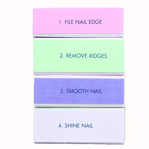 [Australia] - YIMART 5Pcs/set Nail Art Buffer Block Nail File For Nail Polish UV Gel Manicure Pedicure Buffing Sanding Polish (Flower) Flower 