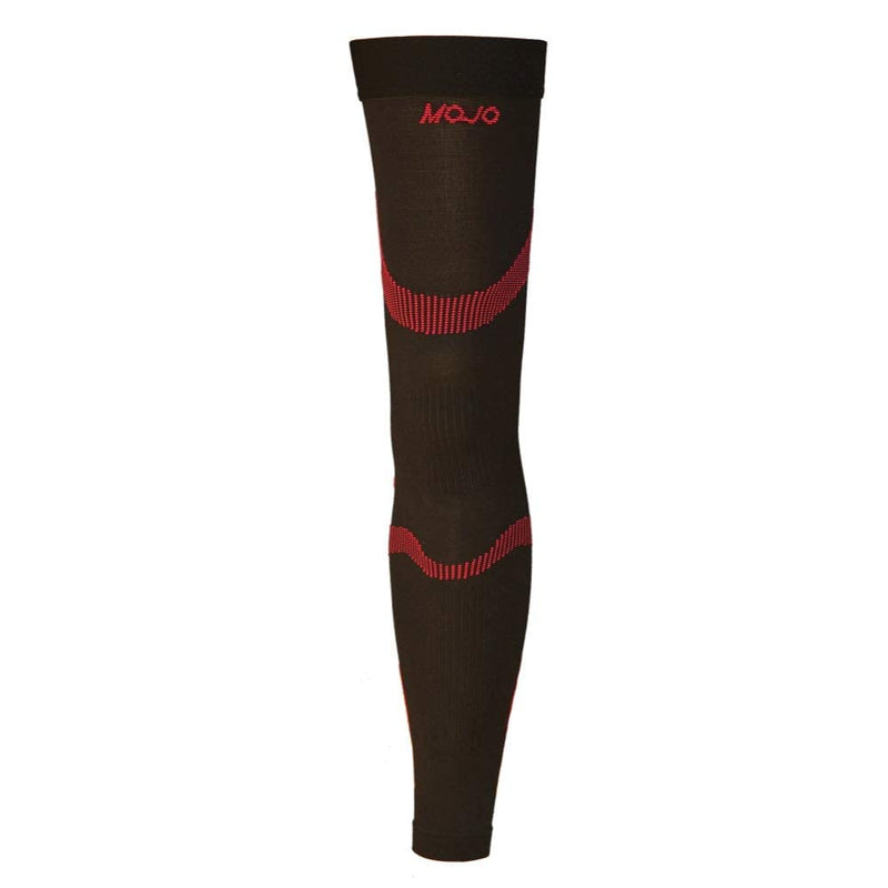 [Australia] - Mojo Compression Stockings Medical Thigh Leg Sleeve 20-30mmhg Black/Red Medium 