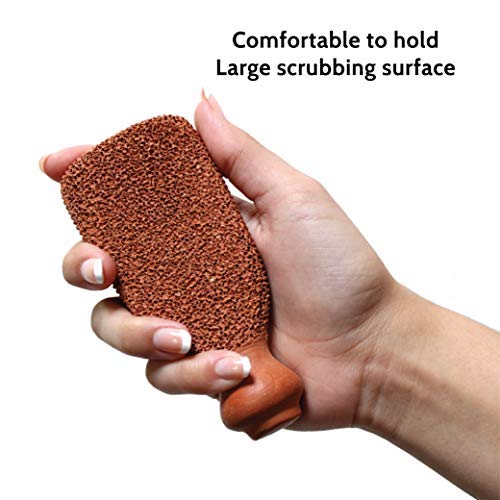 [Australia] - 2 in 1 Pumice Stone For Feet, Hand Made Foot Scrubber, Premium Callus Remover, Foot File to Exfoliate Hard, Dry, Dead Skin on Heels & Feet. Lasts 5+ Years (Set of 1) 1 Count (Pack of 1) 