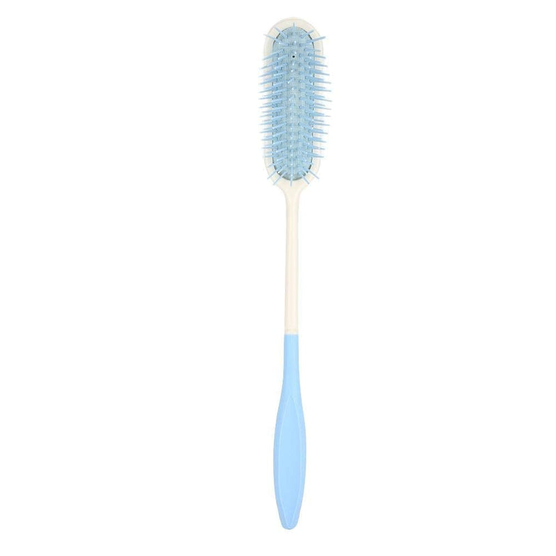 [Australia] - Long Handle Soft Comb how long handled hairbrush, Long hair brush Anti-slip Handle Comb, Soft brush, Beauty Hair for Adults, Children, the Elderly and Hand Disabled Inconvenient Upper Limb Activities Blue 