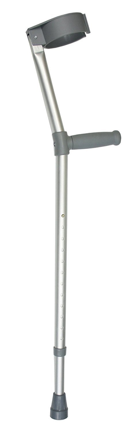 [Australia] - Days Adjustable Crutches for Adults, Comfort Handle, Lightweight Mobility Aid, Handle to Ground Height 64 cm-94 cm Comfy Double Adjustable, 640 - 940mm 