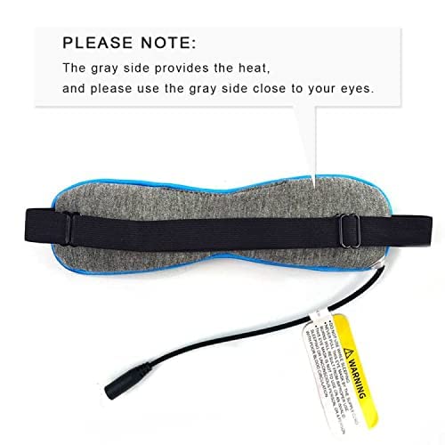 [Australia] - Aroma Season Cotton Heated Eye Mask, Great for Blepharitis and Dry Eyes Treatment, Relieve Dry Eye Syndrome, MGD and Styes (Blue) Blue 