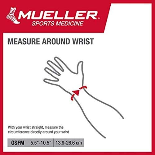 [Australia] - Mueller Sports Medicine Adjust-to-Fit Thumb Stabilizer, For Men and Women, Black, One Size Fits Most 