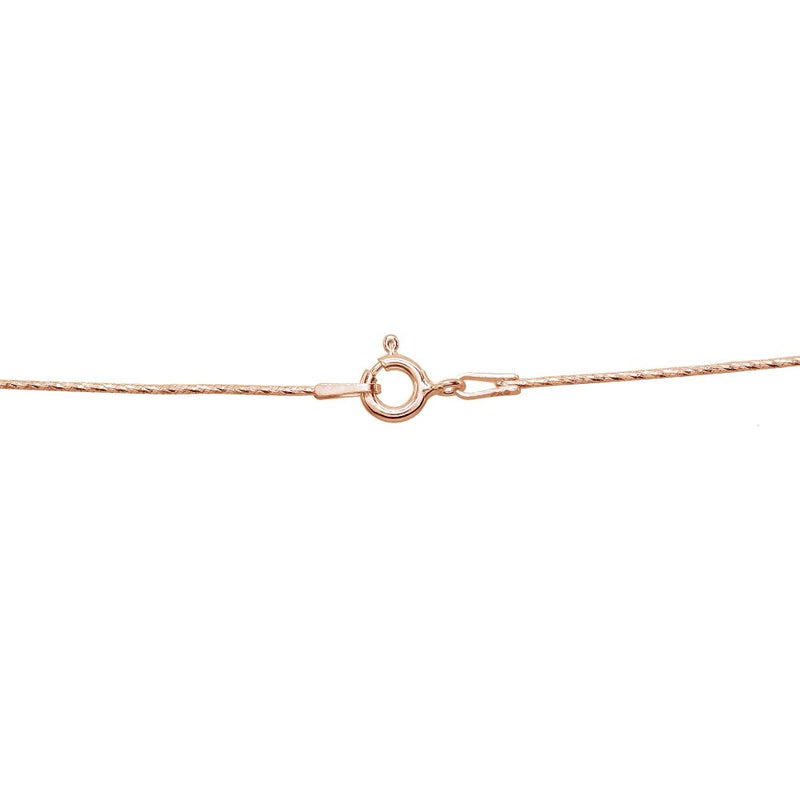 [Australia] - Sterling Silver Italian Thin Snake Chain Anklet, 9mm Yellow Gold Flash Silver 