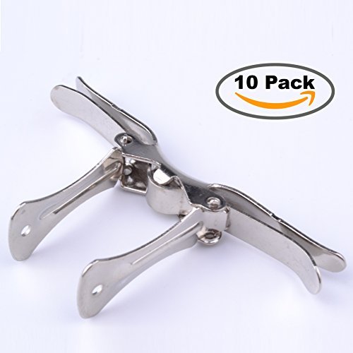 [Australia] - pranovo 10 x Bow Tie Clips DIY Bowtie Hardware Fastener Great Grade Metal Silver 