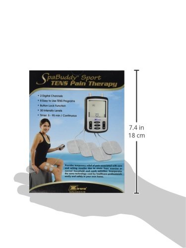 [Australia] - Professional & affordable FDA cleared, FSA eligible TENS Unit for drug free pain relief with 8 Electrotherapy modes - Treats tired, sore and aching muscles in your shoulders, back, legs, knees & more 
