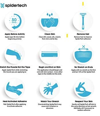 [Australia] - Pre-Cut Kinesiology Tape Strips (21 Pack) Reduce Inflammation, Athletic Tape Preferred by Athletes, High-Grade Water-Resistant Material, Help Re-Train Shoulder and Enhance Performance Black 