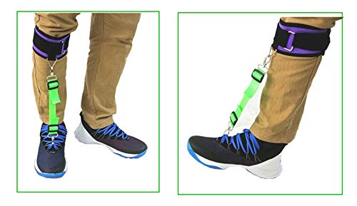 [Australia] - Foot Drop Orthotics Device Ankle Foot Support Brace Strap for Stroke Hemiplegia Bedridden Rehabilitation Training (Style 2-L) Style 2-L 