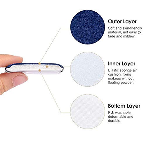 [Australia] - 10/20 pack Ultra-Soft Makeup Foundation Sponge Air Cushion Powder Puff for Applying BB Cream, Liquid Cream, Shading Loose Powder (10pack blue) 10pack blue 