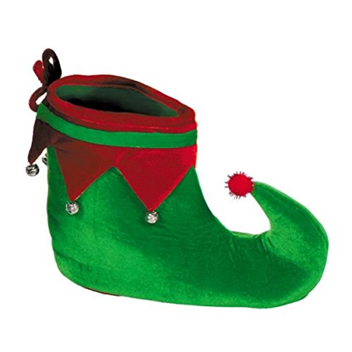[Australia] - amscan 393235 Adult Elf Fabric Party Costume Shoes 1 