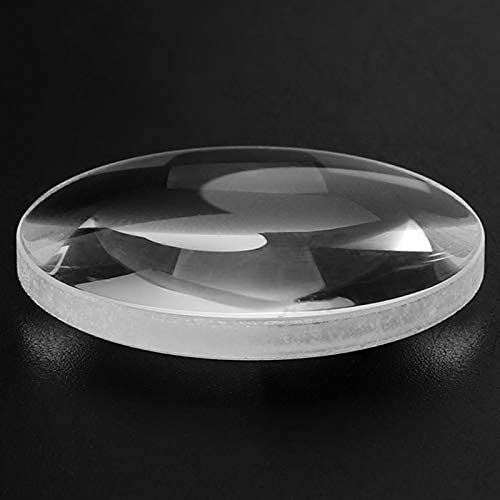 [Australia] - K9 Glass Lens Convex Lens Double K9 Optical Glass Convex Lens 100mm Focal Length Magnifying Glass Lens for Physical Optics experiment 