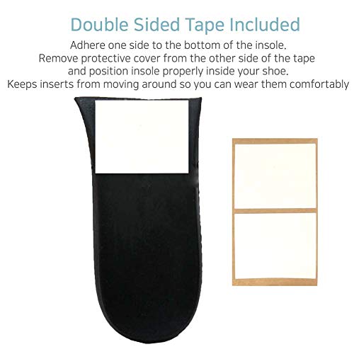 [Australia] - 12mm(1/2 Inch) Limb Leg Length Discrepancies LLD Heel Inserts Insoles (2 Medium Lefts) 2 Lefts 