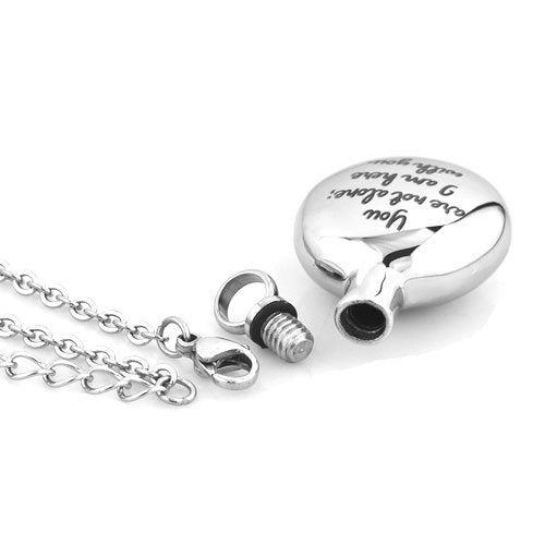 [Australia] - ReisJewelry I'm Watching Over You are Not Alone I Am Here Urn Necklaces Ashes Holder Cremation Jewelry 