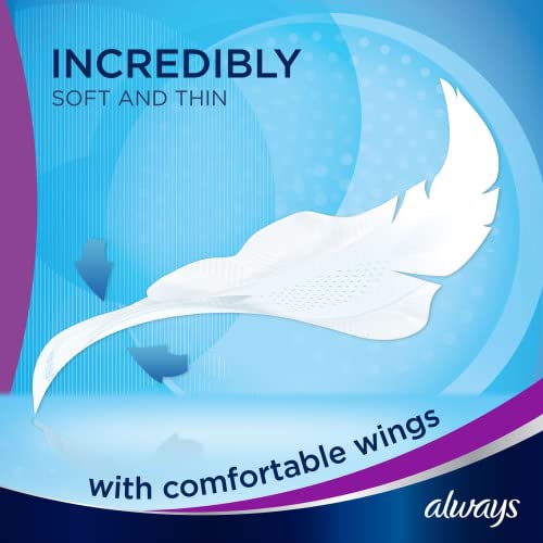 [Australia] - Always Infinity Long (Size 2) Sanitary Towels with Wings, 11 per Pack (Pack of 4) Size 2 (Pack of 44) 
